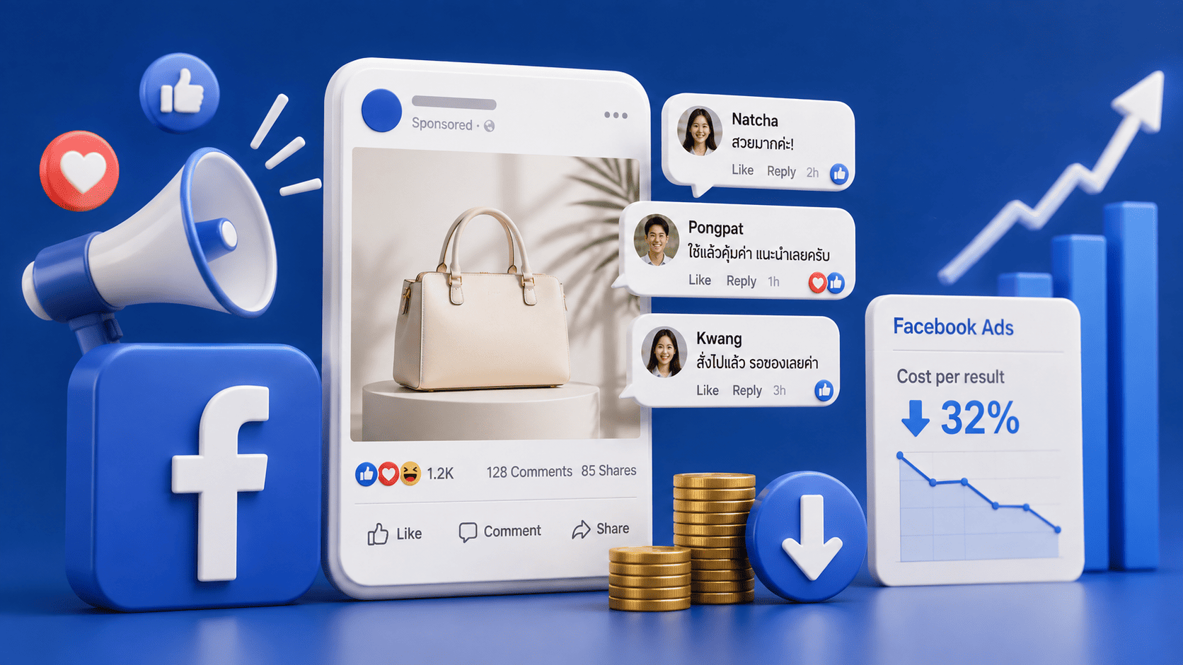 วิธียิงแอด Facebook ให้คุ้มขึ้นด้วย Social Proof: ไลก์–คอมเมนต์ช่วยลดค่าแอดได้จริงไหม?