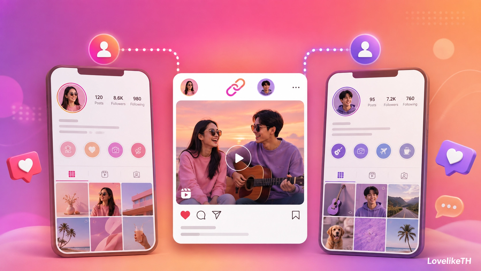 Instagram Collab คืออะไร? วิธีโพสต์ร่วมกันให้เข้าถึงผู้ชมของทั้งสองบัญชี