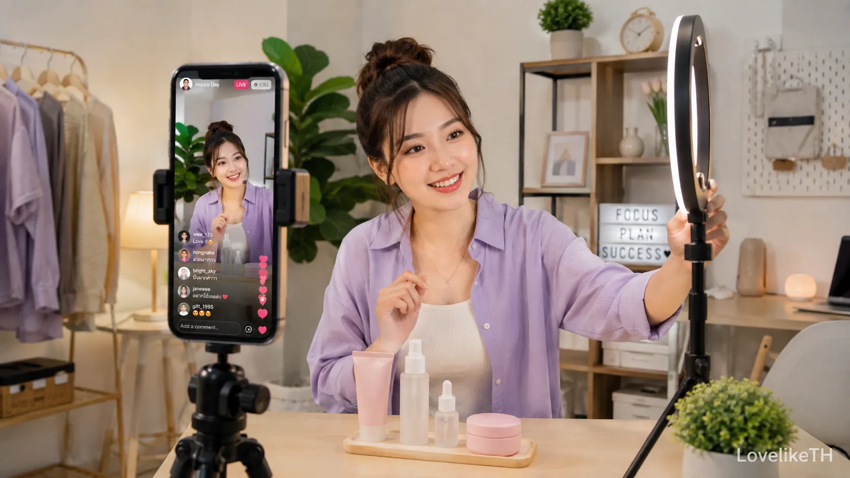 จัดมุมไลฟ์ TikTok สำหรับมือใหม่ยังไง? ให้ภาพดูดีและคนอยากเข้ามาดู