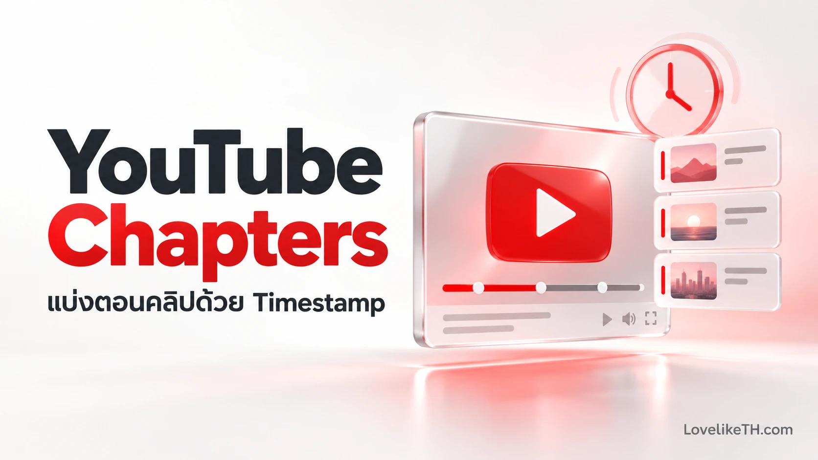 YouTube Chapters ทำยังไง? ใส่ Timestamp แบ่งตอน พร้อมแก้ปัญหาไม่ขึ้น