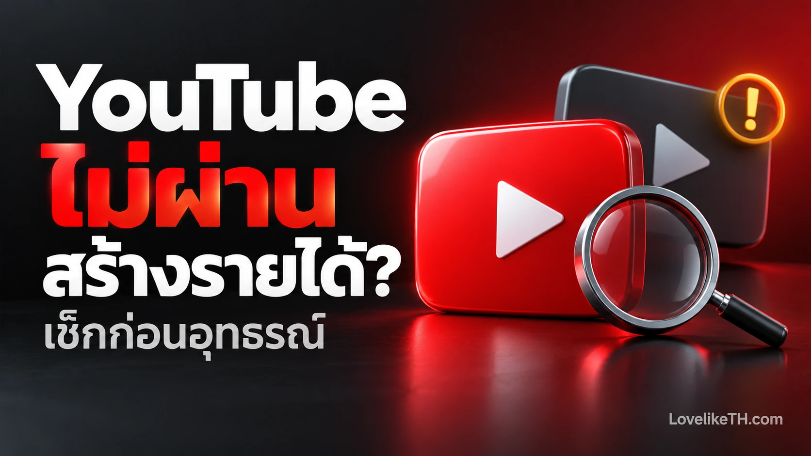 YouTube ไม่ผ่านสร้างรายได้เพราะ Reused Content แก้ยังไง? เช็กก่อนอุทธรณ์