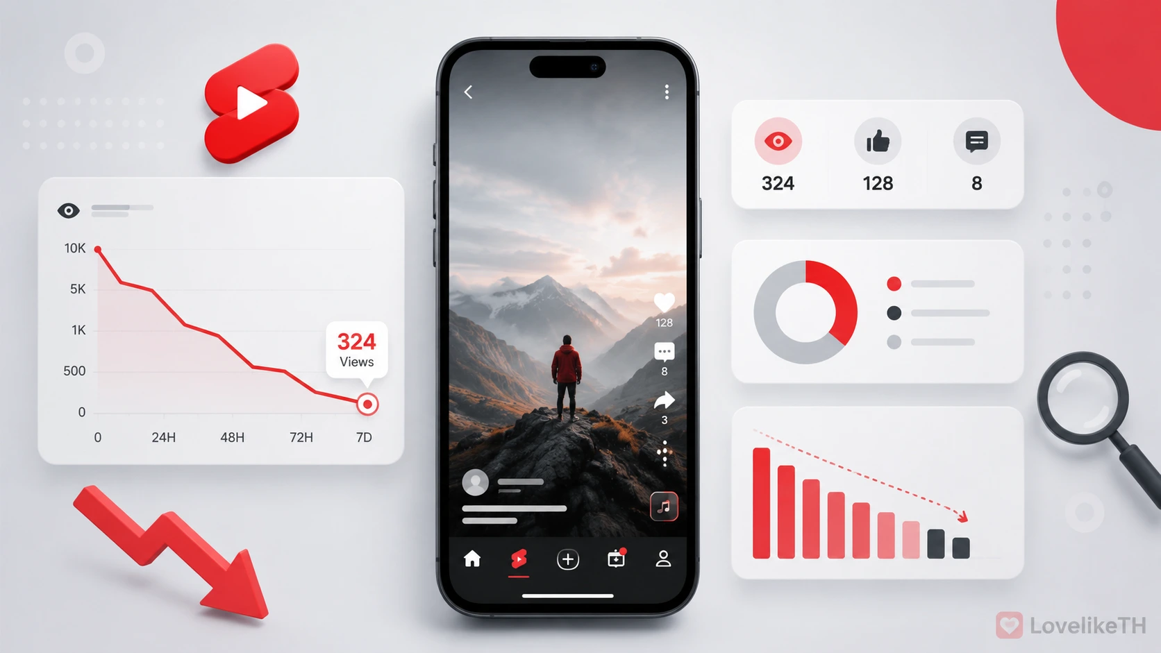 YouTube Shorts วิวน้อย ทำไม? 9 สาเหตุและวิธีแก้คลิปไม่ขึ้นฟีดในปี 2026