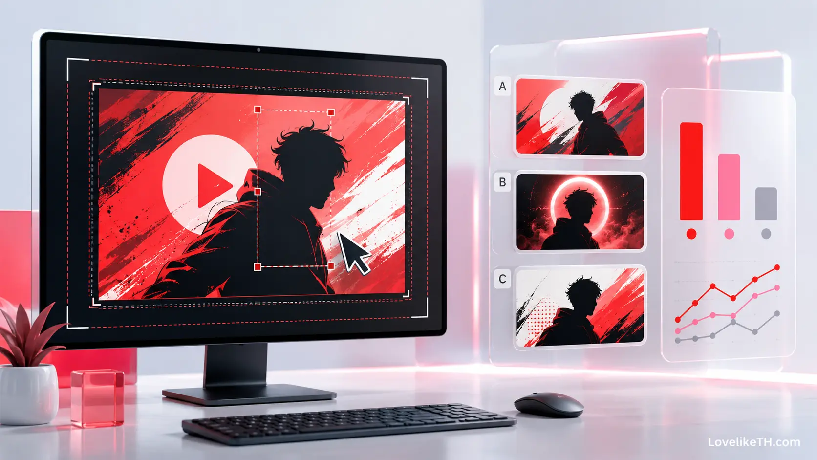 ขนาดปก YouTube เท่าไหร่? 3840×2160 และวิธีทำ Thumbnail ให้น่าคลิก
