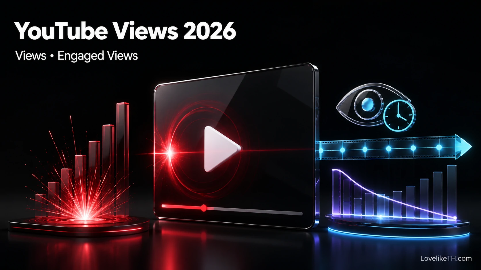 YouTube เปลี่ยนวิธีนับวิว 2026: Views กับ Engaged Views ต่างกันอย่างไร?